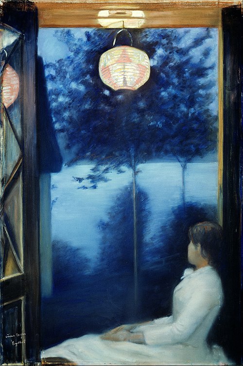 A Japanese Lantern, 1886, Oda Krohg