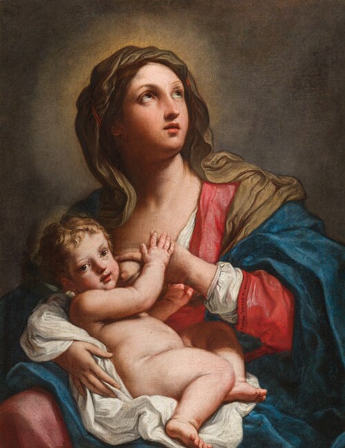 Nursing Madonna, 1663, Elisabetta Sirani