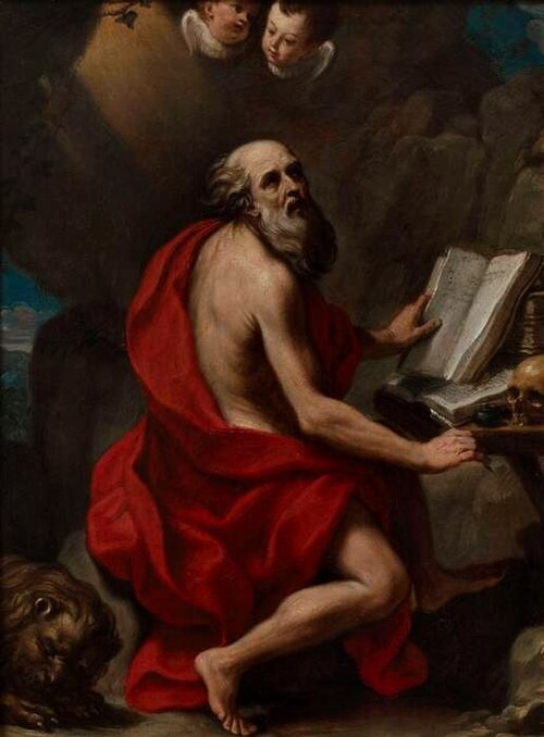 Saint Jérôme., 1661, Elisabetta Sirani