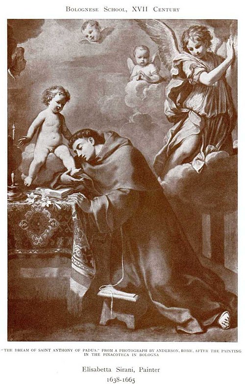 The Dream of St. Anthony, 1650, Elisabetta Sirani