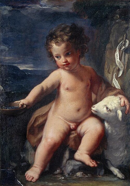 The Infant Saint John the Baptist in the Wilderness, 1664, Elisabetta Sirani