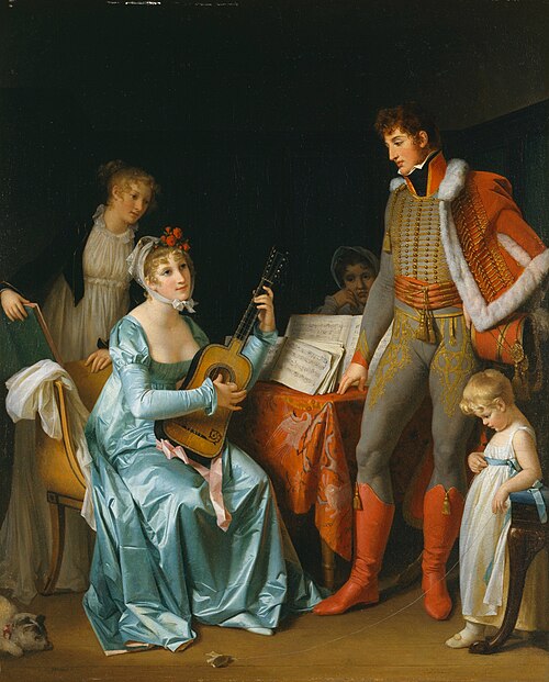 Le Hussard en famille, 1800, Marguerite Gérard