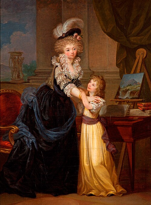 A Young Lady and a Little Girl, 1790, Marguerite Gérard
