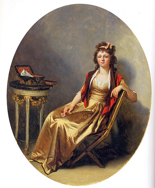 Jeune femme à la rose, 1797, Marguerite Gérard