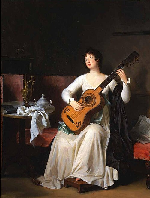 La jeune guitariste, , Marguerite Gérard
