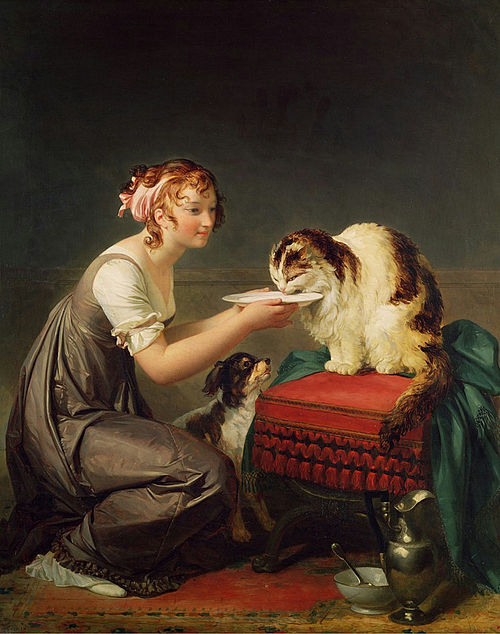 Le Déjeuner du chat, 1812, Marguerite Gérard