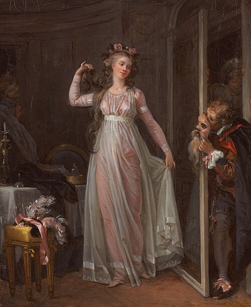 Avant le bal masqué, 1788, Marguerite Gérard