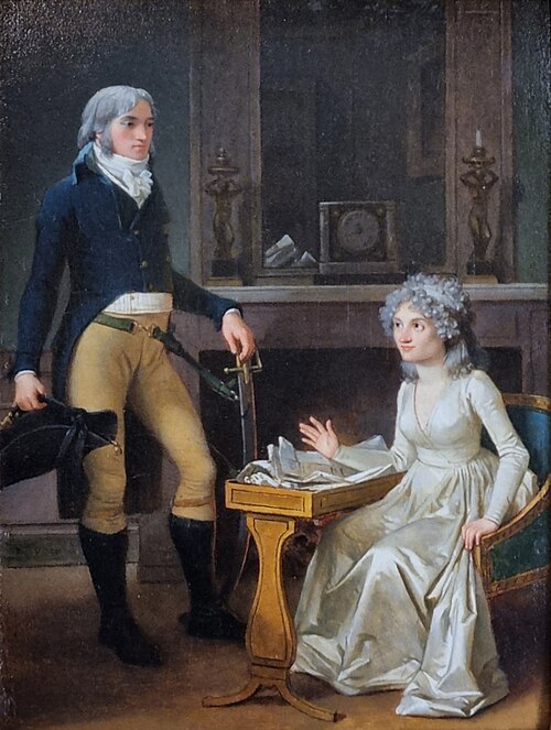 Portrait d'un jeune couple, , Marguerite Gérard