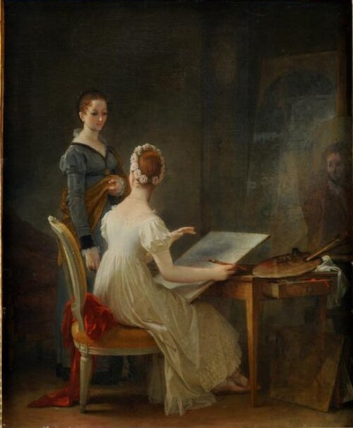 L’Atelier ou La Leçon de dessin, 1850, Marguerite Gérard