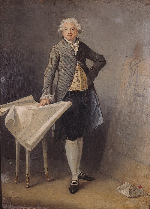Portrait de l'architecte Claude-Nicolas Ledoux, 1787, Marguerite Gérard