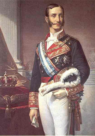 El rey Alfonso XII de España, 1880, Marcos Hiráldez Acosta