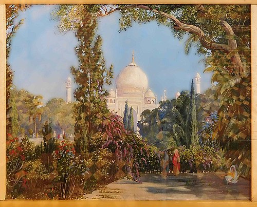 The Taj Mahal at Agra, North West India, 1878, Marianne North