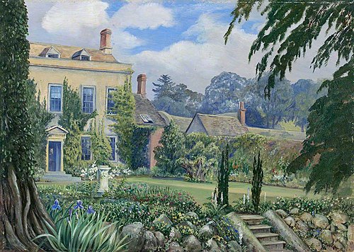 Mount House and Garden, Alderley, Gloucestershire, England, 1887, Marianne North