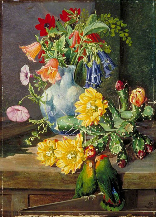 Group of Flowers, Painted in Teneriffe, 1875, Marianne North