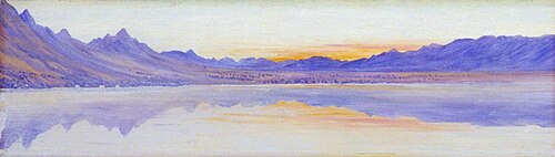 Lake of Ajmere, North-West India, 1876, Marianne North