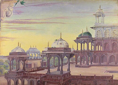 'Sikundra. Agra. India. April 1878', 1878, Marianne North