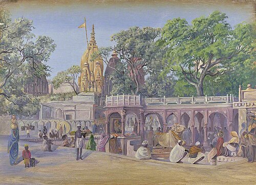 'The Golden Temple. Benares. India. Novr. 1878', 1878, Marianne North