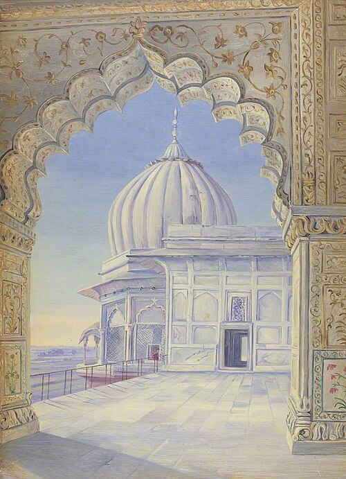 'The Palace. Delhi. India. Novr. 1878', 1878, Marianne North