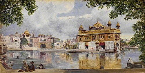 'The Golden Temple, Amritzur, India. 26 May 1878', 1878, Marianne North