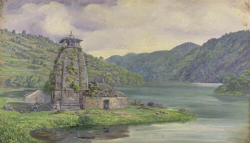 'Bheemtal, Kumaon, India, July 30 1878', 1878, Marianne North