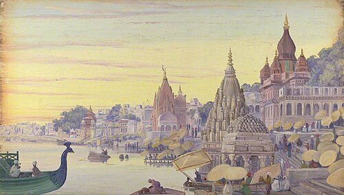 'Benares. India. Novr. 1878', 1878, Marianne North
