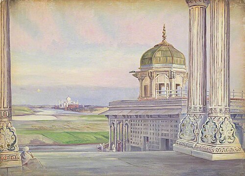 The Taj from the Fort. 'April 1878', 1878, Marianne North