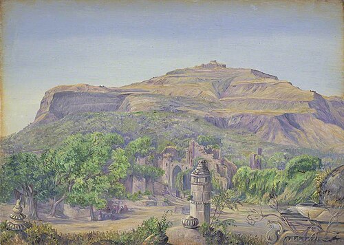 'Champaneer, near Baroda, India. Febr. 1879', 1879, Marianne North