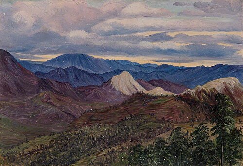 Kumaon, India, from Lumgarrak, , Marianne North