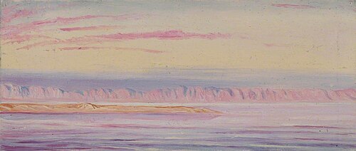 Near Suez, Red Sea, , Marianne North