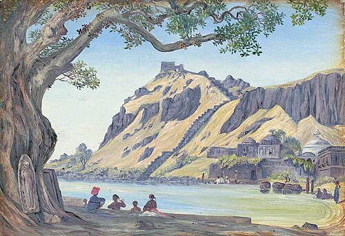 Pawangurh above Champaneer, A Very Holy Shrine of the Hindus, , Marianne North