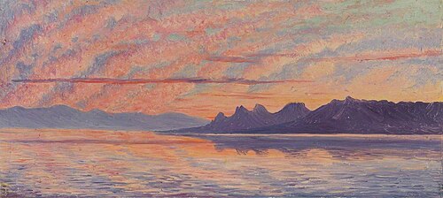 Near Suez, Red Sea, , Marianne North