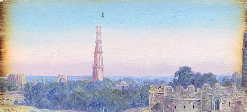 The Kutub Minar, Delhi, , Marianne North
