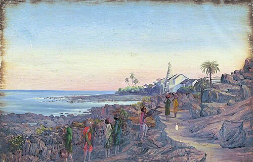 Malabar Point, Bombay (Mumbai), , Marianne North