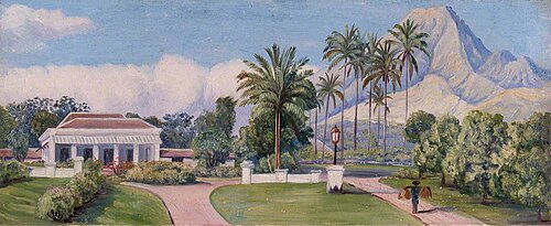Kawi from the Controller's House, Batoe, Java, , Marianne North