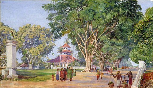 The Mosque of Bandong, Java, 1876, Marianne North