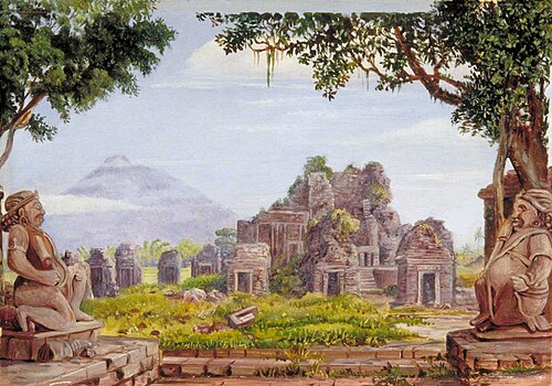 Idols and Temples at Brambanang, Java, 1876, Marianne North