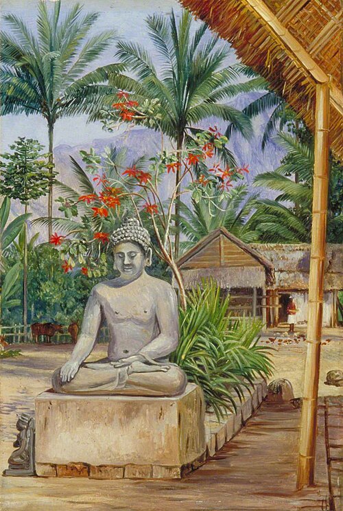 Statue of Buddha, , Marianne North