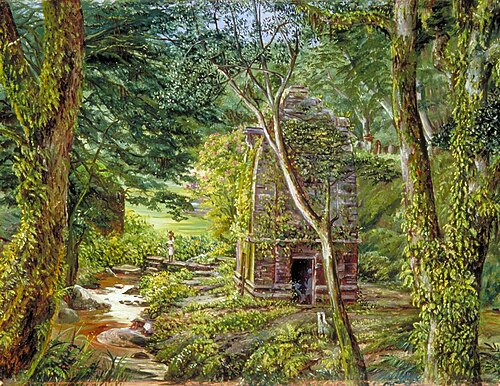 Temple in a Dell, Binsur, Kumaon, India, 1878, Marianne North