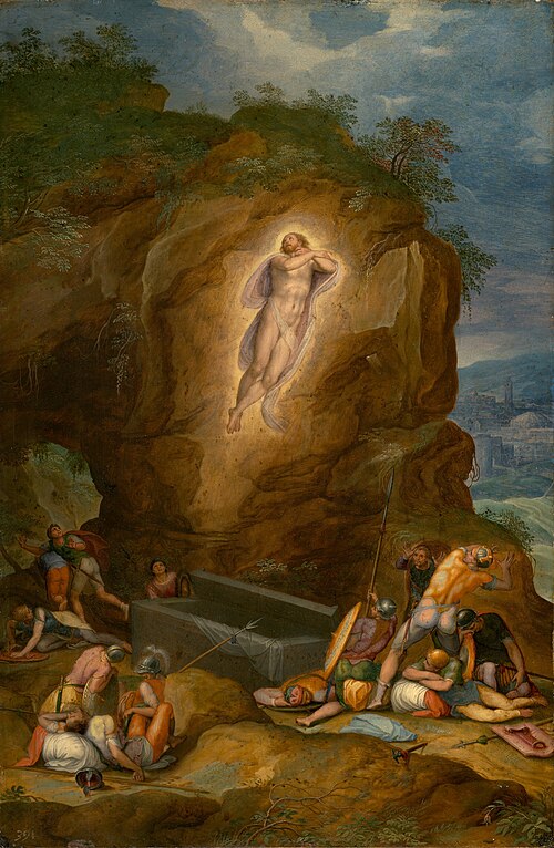 Resurrection of Christ, after studies by Michelangelo, , Marcello Venusti