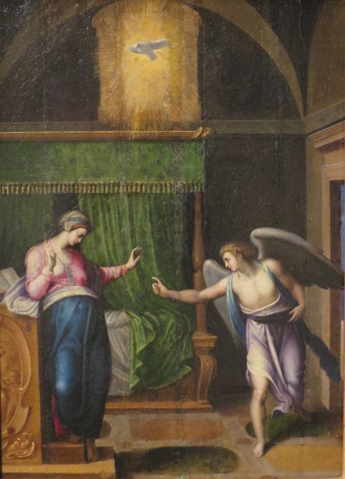 The Annunciation, 1550, Marcello Venusti