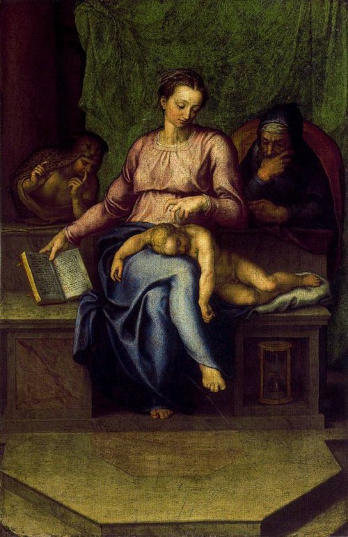 La Sainte Famille, 1565, Marcello Venusti