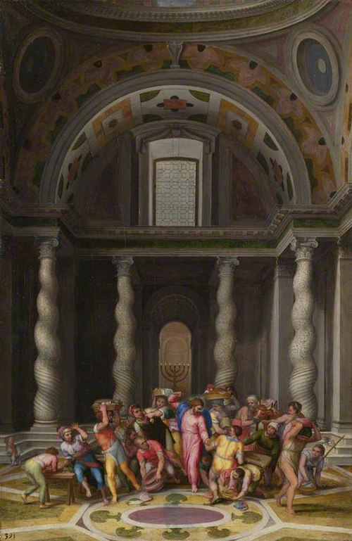 The Purification of the Temple, 1553, Marcello Venusti