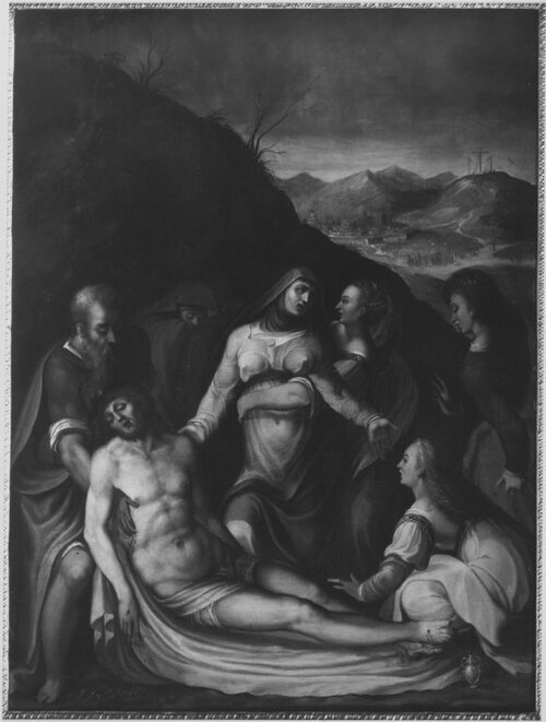 Lamentation of Christ, 1547, Marcello Venusti
