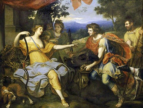 Atalanta and Meleager, 1658, Charles Le Brun
