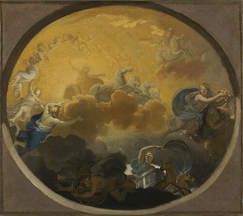 Le char de l'Aurore, 1655, Charles Le Brun