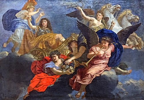 Allégorie à la gloire de Louis XIV, 1690, Charles Le Brun