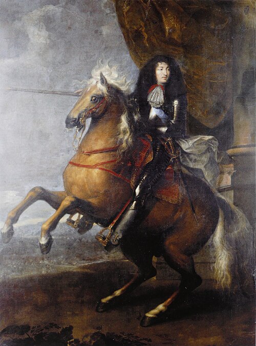 Portrait équestre de Louis XIV, 1668, Charles Le Brun