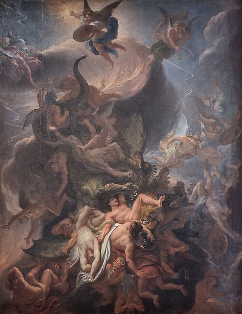 La chute des anges rebelles, 1683, Charles Le Brun