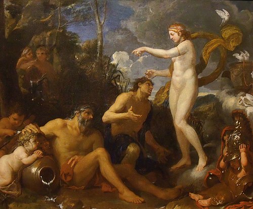 La Déification d'Énée, 1642, Charles Le Brun
