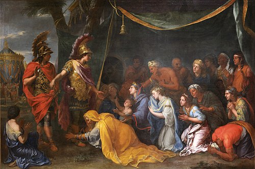 Les Reines de Perse aux pieds d'Alexandre, 1650, Charles Le Brun